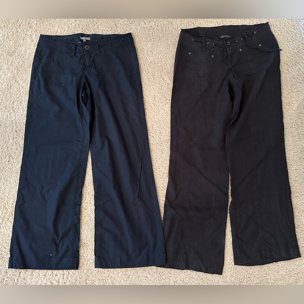 Two pairs of wide leg pants - size 4